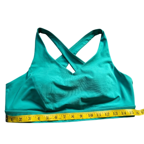 Lululemon Envital Bra Women's Plus 14 *Medium Support B/C Cup Active Green Run - Picture 10 of 11